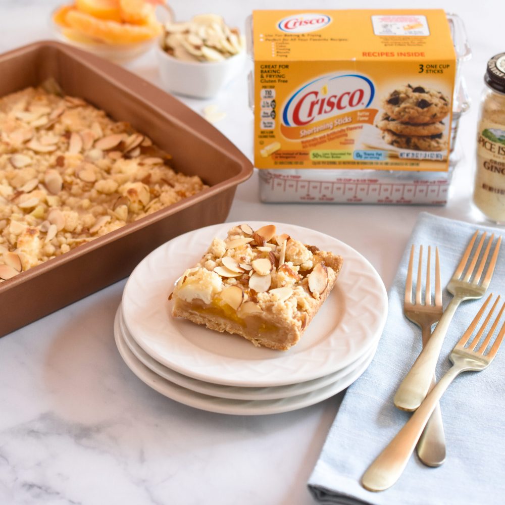 Ginger Peach Bars CRISCO and SI Ginger Peach Bars CRISCO and SI