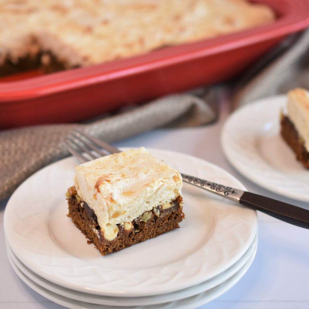 Gingerbread Bars with Meringue Gingerbread Bars with Meringue