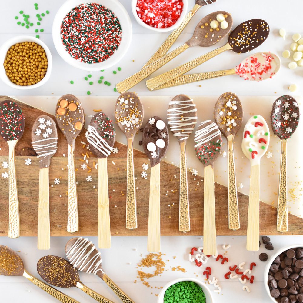 Holiday Chocolate Spoons (12) Holiday Chocolate Spoons (12)