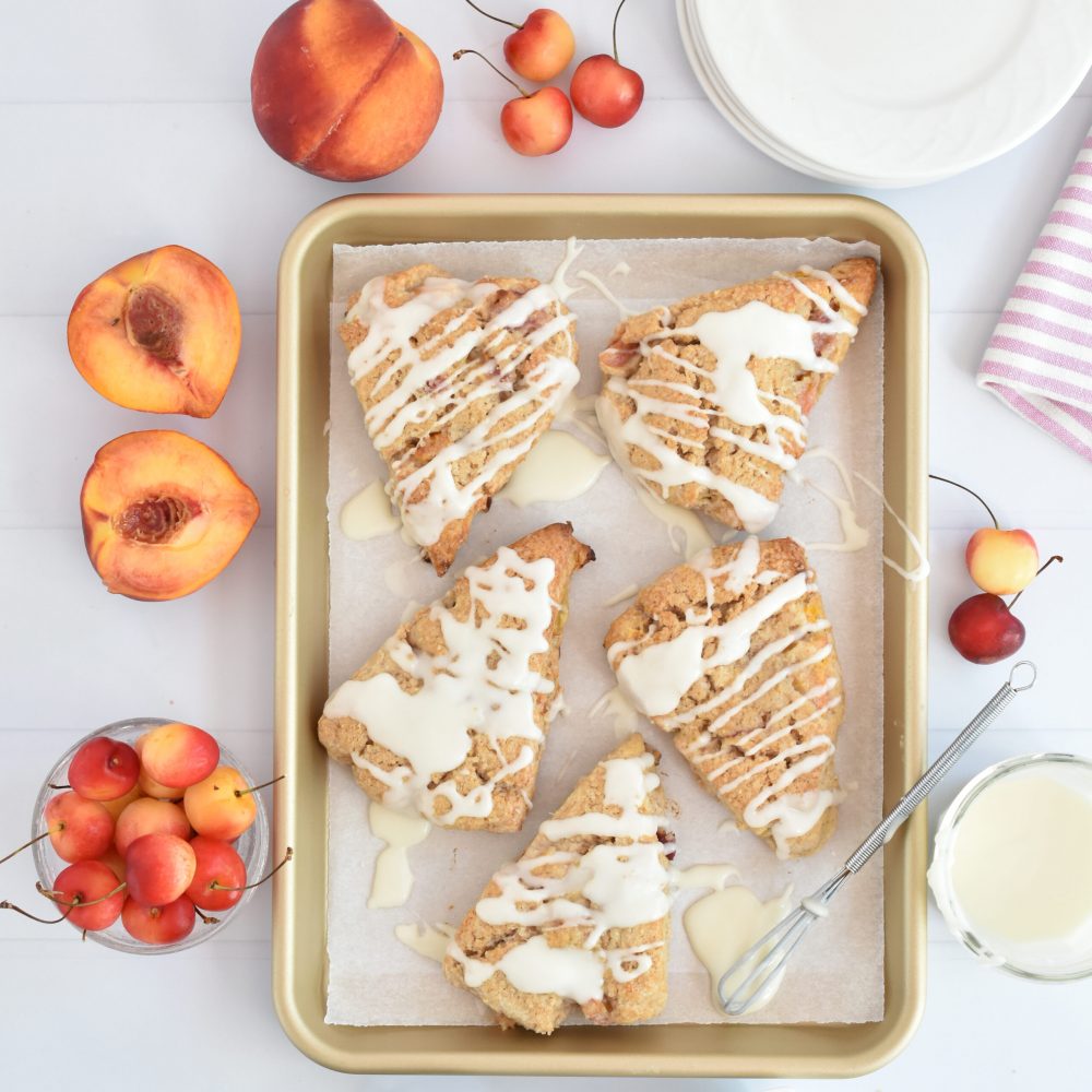 Peach and Cherry Scones (2) Peach and Cherry Scones (2)